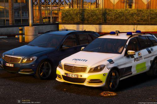2012 Mercedes C-class Estate - Danish Police Pack [ELS]